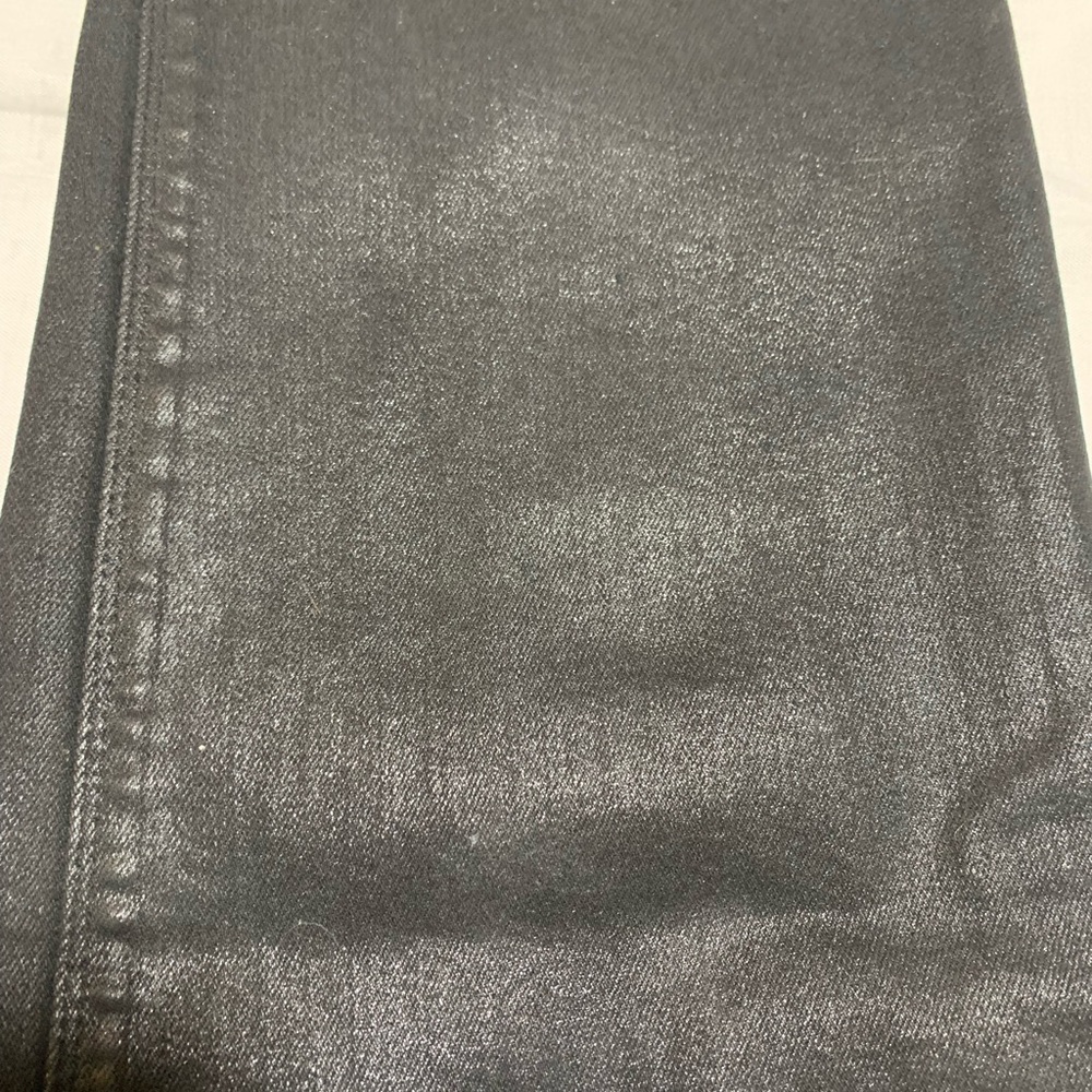 HUDSON high rise black shimmer pants. Bootcut. Size 30. - Picture 7 of 10